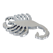 Autocolant 3D crom Scorpion