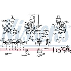 Compresor,sistem de supraalimentare VW GOLF VI (5K1), Hatchback, 10.2008 - 12.2014 Nissens 93079