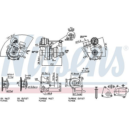 Compresor,sistem de supraalimentare DACIA LOGAN MCV (KS_), Turism, 02.2007 - Nissens 93078