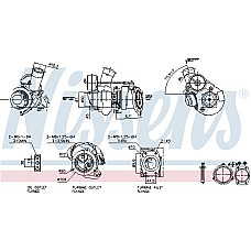Turbocompresor Nou cu set de garnit se potriveste. VOLVO S60 I S80 I V70 II XC70 I XC90 I 2.5 07.01-09.14 VOLVO S80 I (184), Sedan, 05.1998 - 02.2008 Nissens 93147