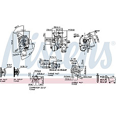 Compresor,sistem de supraalimentare PEUGEOT 206+ (2L_, 2M_), Hatchback, 01.2009 - 08.2013 Nissens 93132