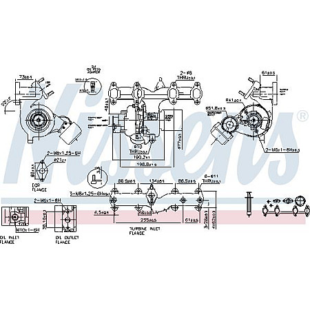 Compresor,sistem de supraalimentare VW CADDY III (2KB, 2KJ, 2CB, 2CJ), Dubita, 03.2004 - 05.2015 Nissens 93172