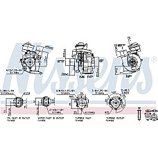 Turbocompresor Nou cu set de garnit se potriveste. HONDA CR-V II TOYOTA RAV 4 II 2.0D-2.2D 05.01-09.06 TOYOTA RAV 4 II (_A2_), Crossover, 05.2000 - 11.2005 Nissens 93217