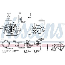 Compresor,sistem de supraalimentare SEAT LEON (1M1), Hatchback, 11.1999 - 06.2006 Nissens 93222