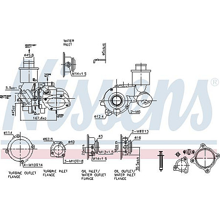 Compresor,sistem de supraalimentare SEAT LEON (1M1), Hatchback, 11.1999 - 06.2006 Nissens 93222