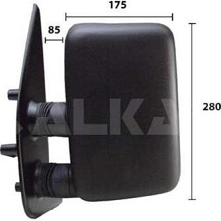 Oglinda exterioara CITROEN JUMPER (230), Cadru de sprijin, 03.1994 - 04.2002 Alkar 9250961