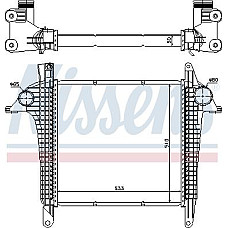 Intercooler. compresor intercooler MAN TGL I D0834LFL40-D0836LFL53 01.04- MAN TGL (N14 / TG-L), 01.2004 - Nissens 97057