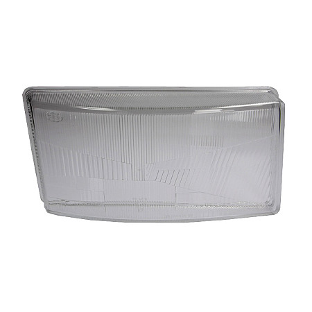 Lentila.far Sticla farului Dreapta en without gasket SCANIA 4 PGRT 05.95- SCANIA P,G,R,T - series (N320), 01.2003 - HELLA 9ES 144 434-021