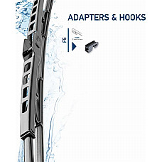 Lamela stergator Wiper blade standard front 1pcs Truck 700mm MERCEDES ACTROS MP4 - MP5 ANTOS AROCS SCANIA LPGRS PGRT VOLVO MERCEDES-BENZ ACTROS MP4 / MP5 (963-0-C), 07.2011 - HELLA 9XW 206 480-851