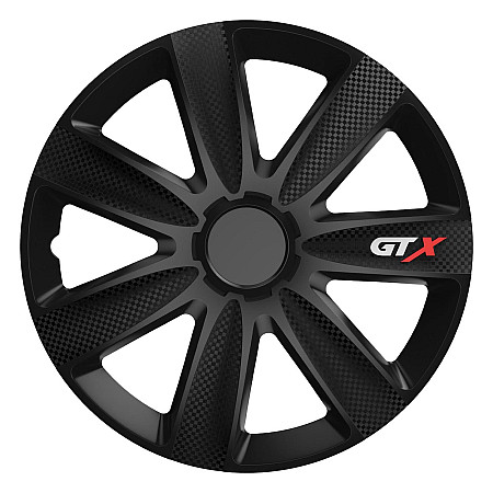 Set 4 capace roti model GTX 16" - CARBON &amp; BLACK
