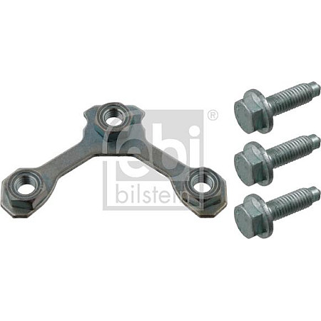Set surub clema. articulatie sarcina-ghidare Element de montare a osului dorit AUDI A2 FIAT CROMA LANCIA THEMA SE SKODA FABIA II (542), Hatchback, 12.2006 - 12.2014 Febi Bilstein 49043