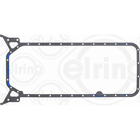 Garnitura pompa ulei Oil sump gasket MERCEDES C CL203 C T-MODEL S202 C T-MODEL S203 C W202 C W203 CLK C209 E T-MODEL S124 MERCEDES-BENZ SPRINTER 3-t (903), Cadru de sprijin, 01.1995 - 05.2012 Elring 490.654