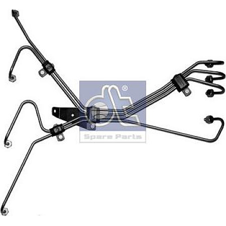 Set conducte inalta presiune. inst. de injectie KPL.PRZEWODOW INJECTIE MERCEDES OM 402LA Dreapta EURO1 - 442a LA MERCEDES-BENZ SK, 07.1987 - 09.1996 DT Spare Parts 4.90634