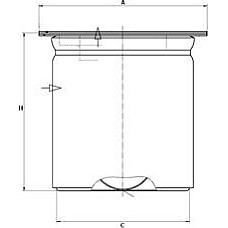 Filtru. aer comprimat Filtrul sistemului de respiratie carter Mann-Filter LE 13 007