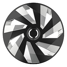 Set 4 capace roti model VECTOR RC 14" - SILVER &amp; BLACK