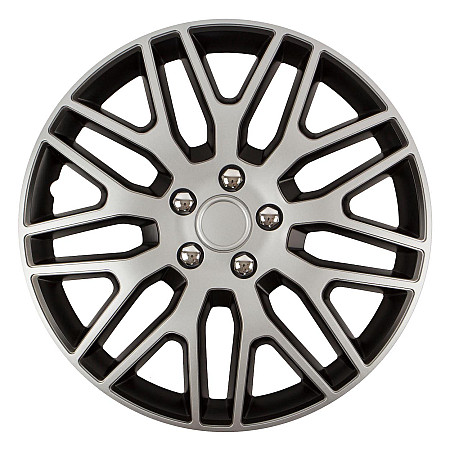 Set 4 capace roti model DAKAR 16" - SILVER &amp; BLACK