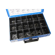 Inele Zestaw pierscieni seegera wewnetrznych 18 typow - 180 szt. DRESSELHAUS 4499000068548