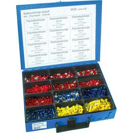 Conector electric Zestaw zlaczy kablowych IZOLOWANYCH 12 typow - 520 szt. DRESSELHAUS 4499000068567