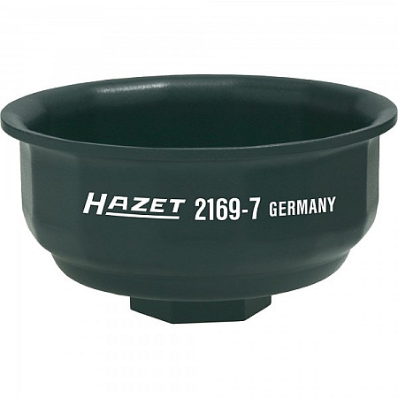 Cheie filtru ulei HAZET 2169-7, prindere patrat 1/2 inch, deschidere cheie 76 mm, 14 laturi HAZET 2169-7