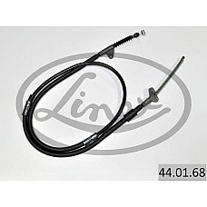 Cablu. frana de lucru Cablu frana de mana Dreapta 1760mm-1493mm tip frana. disc TOYOTA AVENSIS 1.6-2.0D 09.97-02. TOYOTA AVENSIS I (_T22_), Turism, 09.1997 - 02.2003 Linex 44.01.68
