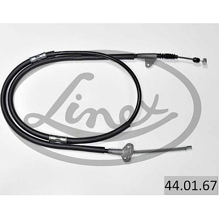 Cablu. frana de lucru Cablu frana de mana Spate Stanga 1805mm-1534mm tip frana. disc se potriveste. TOYOTA AVENSIS 1.6-2.0D 09.9 TOYOTA AVENSIS I (_T22_), Turism, 09.1997 - 02.2003 Linex 44.01.67