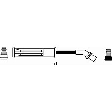 Set fise bujii RENAULT MEGANE I Coach (DA0/1_), Compartiment, 03.1996 - 08.2003 NGK 7175