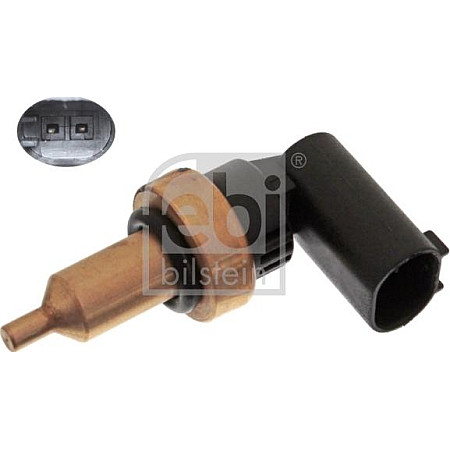 Senzor.temperatura lichid de racire Senzor temperatura lichid racire numar pini. 2 negru MERCEDES A V177 A W169 A MERCEDES-BENZ SPRINTER 4,6-t (906), Cadru de sprijin, 06.2006 - Febi Bilstein 45443