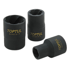 Cheie tubulara extractoare suruburi TOPTUL BAAK1616, antrenor patrat 1/2 inch, deschidere cheie 16 mm, crom molibden TOPTUL BAAK1616