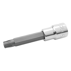 Bit lung cu soclu tubular TOPTUL BCOA1630, profil torx, prindere patrat 1/2 inch, dimensiune cheie T30, lungime 100 mm TOPTUL BCOA1630