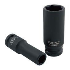 Cheie tubulara de impact TOPTUL KABE1627, antrenor patrat 1/2 inch, deschidere cheie 27 mm, lungime 78 mm, otel crom molibden TOPTUL KABE1627