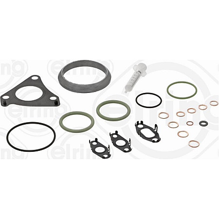 Set montaj. turbocompresor Turbocharger assembly kit with gaskets MERCEDES C A205 C C204 C C205 C T-MODEL S204 C T-MODEL S MERCEDES-BENZ SLC (R172), Sabrioleta, 01.2016 - Elring 455.220