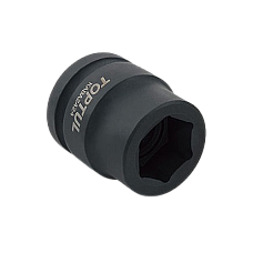 Cheie tubulara de impact TOPTUL KABA2417, prindere patrat 3/4 inch, profil hexagonal, deschidere cheie 17 mm, lungime 50 mm, crom molibden TOPTUL KABA2417