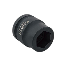 Cheie tubulara de impact TOPTUL KABA2419, prindere patrat 3/4 inch, profil hexagonal, deschidere cheie 19 mm, lungime 50 mm, crom molibden TOPTUL KABA2419