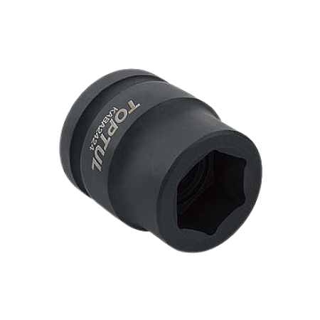 Cheie tubulara de impact TOPTUL KABA2419, prindere patrat 3/4 inch, profil hexagonal, deschidere cheie 19 mm, lungime 50 mm, crom molibden TOPTUL KABA2419