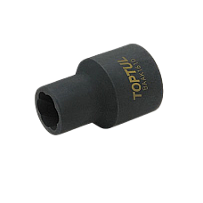 Cheie tubulara extractoare suruburi TOPTUL BAAK1614, antrenor patrat 1/2 inch, deschidere cheie 14 mm, lungime 34 mm, crom molibden TOPTUL BAAK1614