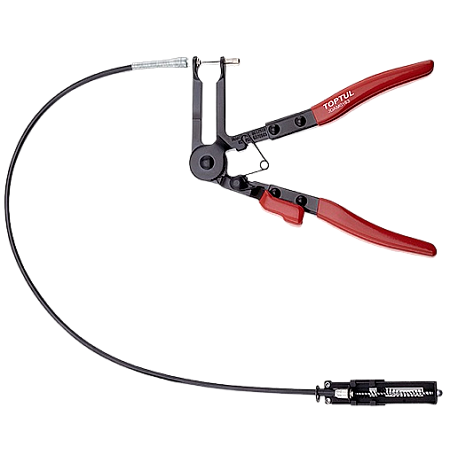 Cleste flexibil pentru coliere cu bovden TOPTUL JDAM0163, cablu 630 mm, lungime cleste 225 mm, deschidere maxima 53 mm TOPTUL JDAM0163