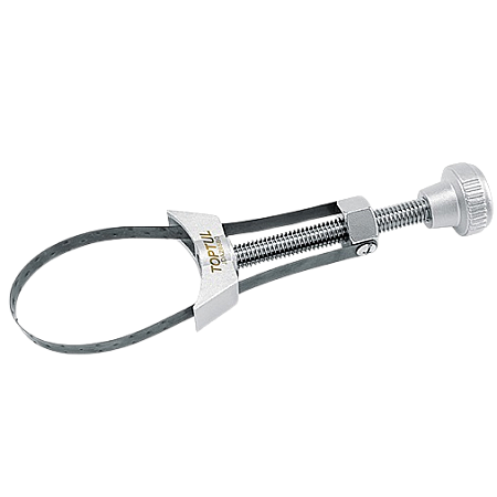 Cheie pentru filtru ulei cu curea metalica TOPTUL JDAZ65B0, capacitate prindere 65-110 mm, lungime maner 290 mm TOPTUL JDAZ65B0