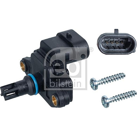 Senzor. presiune galerie admisie Senzor de presiune la galeria de admisie 4 pin FIAT BRAVA BRAVO I DOBLO DOBLO-MI FIAT PANDA II (169_), Hatchback Van, 03.2004 - Febi Bilstein 45255