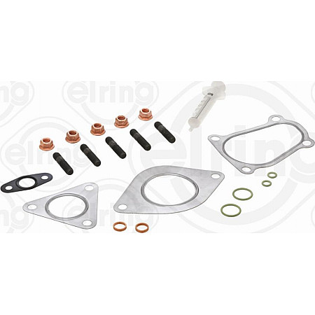 Set montaj. turbocompresor Turbocharger assembly kit with gaskets OPEL MOVANO A RENAULT CLIO II ESPACE III KANGOO KANGOO E RENAULT MEGANE I Grandtour (KA0/1_), Turism, 03.1999 - 08.2003 Elring 452.651