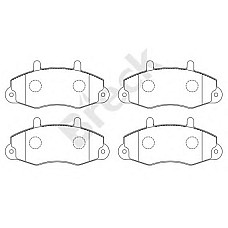 Placute frana fata Ford Tranzit (91-00)