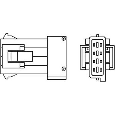 Sonda lambda numar fire 4 1520mm CITROEN BERLINGO-MINIVAN C-ELYSEE C2 C4 C4 GRAND PICASSO I C4 I C5 PEUGEOT 206 (2A/C), Hatchback, 08.1998 - 12.2012 Magneti Marelli 466016355096