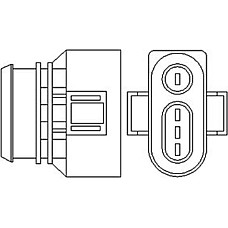 Sonda lambda numar fire 4 575mm AUDI A6 C4 SEAT CORDOBA CORDOBA VARIO IBIZA II IBIZA III INCA VW CAD VW GOLF III Variant (1H5), Turism, 07.1993 - 04.1999 Magneti Marelli 466016355048