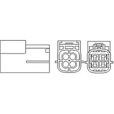 Sonda lambda numar fire 4 445mm FIAT PANDA PUNTO SEICENTO - 600 FSO POLONEZ III KIA SORENTO I LAND R NISSAN ALMERA II (N16), Hatchback, 01.2000 - Magneti Marelli 466016355051