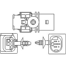 Sonda Lambda lambda numar fire 5 450mm MERCEDES A W168 A W176 B SPORTS TOURER W246 W242 C CL203 C W203 C W2 KIA RIO III (UB), Hatchback, 09.2011 - Magneti Marelli 466016355177