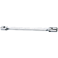 Cheie tubulara dublu articulata TOPTUL AEEC1415, bi-hexagonal, deschidere cheie 14 x 15 mm, lungime 242 mm, crom vanadiu, finisaj satinat TOPTUL AEEC1415