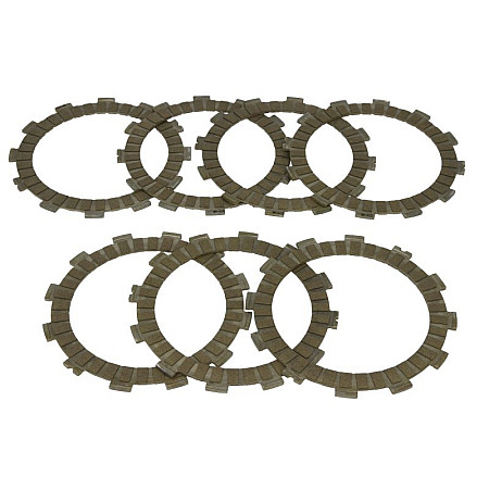 Set disc ambreiaj TRW MCC504-7 Husqvarna CR 125 (1999-2012) TC 125 (2014-2021) KTM EXC 2T 125 (1998-2013) EXC 2T 200 (1998-2016) TRW MCC504-7