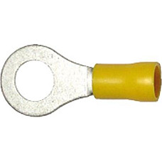 Conector electric Opak. 100 szt. Konektory izolowane zlaczki przewodow zolte oczko 6 mm DRESSELHAUS 461177451119164