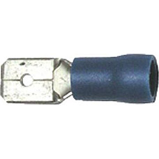 Conector electric Opak. 100 szt. Koncowka izolowana meska jezyczek niebieskie 63x08 mm DRESSELHAUS 461177251119452