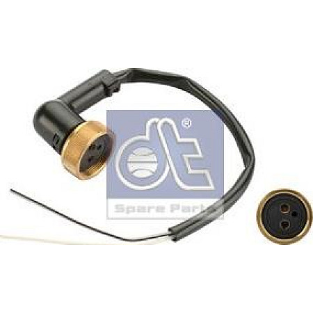 Stecher Mufa de metalica numar pini. 2 forma mufa. rotund M24x1cablu 03m SCANIA DT Spare Parts 4.61213