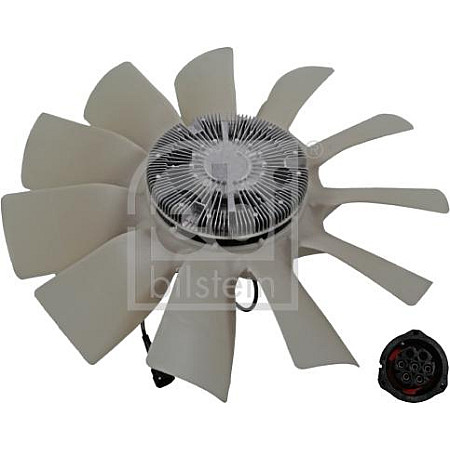Ventilator. radiator Fan clutch with fan 750mm number of blades 11 number of pins 7 VOLVO FH FH II FH16 FH16 II D13A400-G1 VOLVO FH16 (FH), 08.1993 - Febi Bilstein 46761
